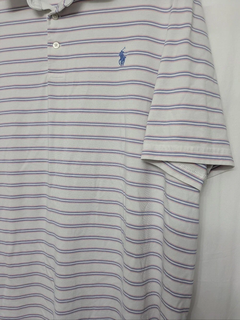 Polo Ralph Lauren Golf XXL Striped Pony Polo Shirt